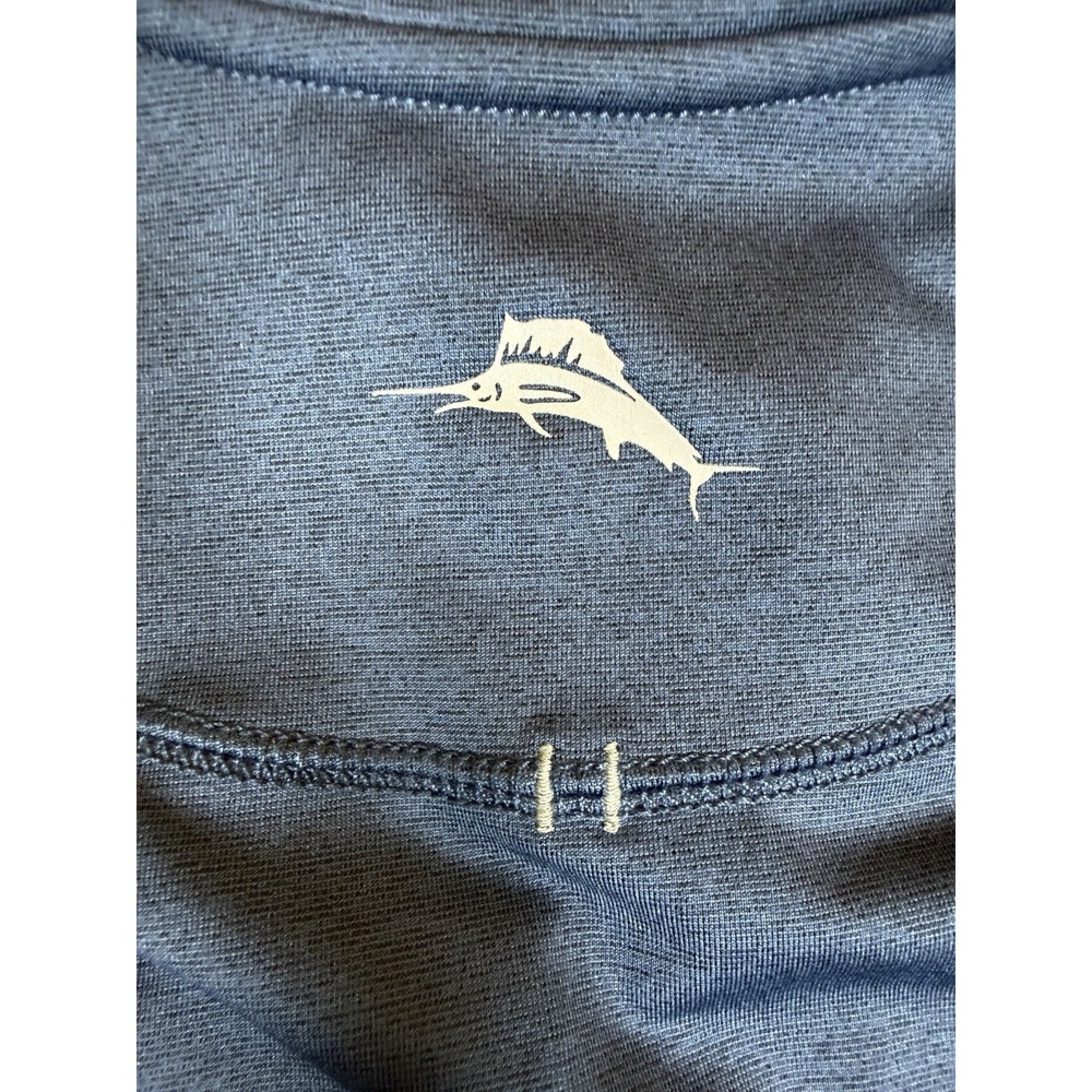 Tommy Bahama IslandZone 1/4 Zip Pullover Mens XL Blue Performance Stretch Golf - Picture 12 of 12